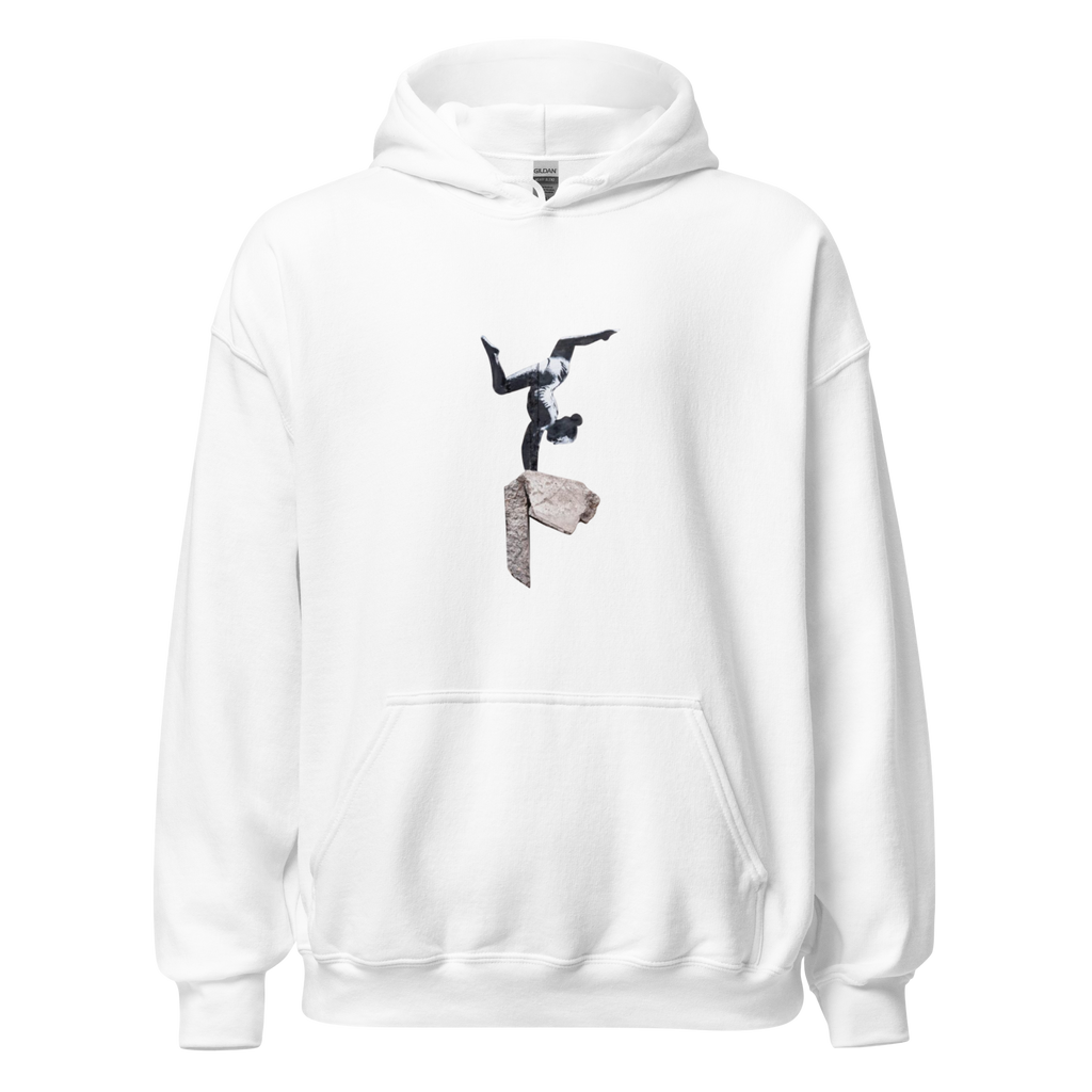 Headstand Gymnast Hoodie - White