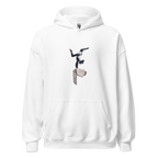 Headstand Gymnast Hoodie - White