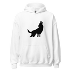 Howling Wolf Hoodie - White