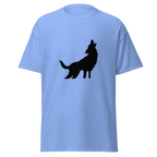 Howling Wolf T Shirt - Carolina Blue