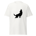 Howling Wolf T Shirt - White
