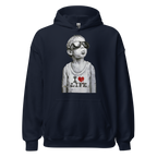 I Love Life Boy Hoodie - Navy Blue