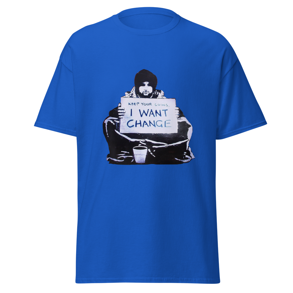 I want change T Shirt - Royal Blue