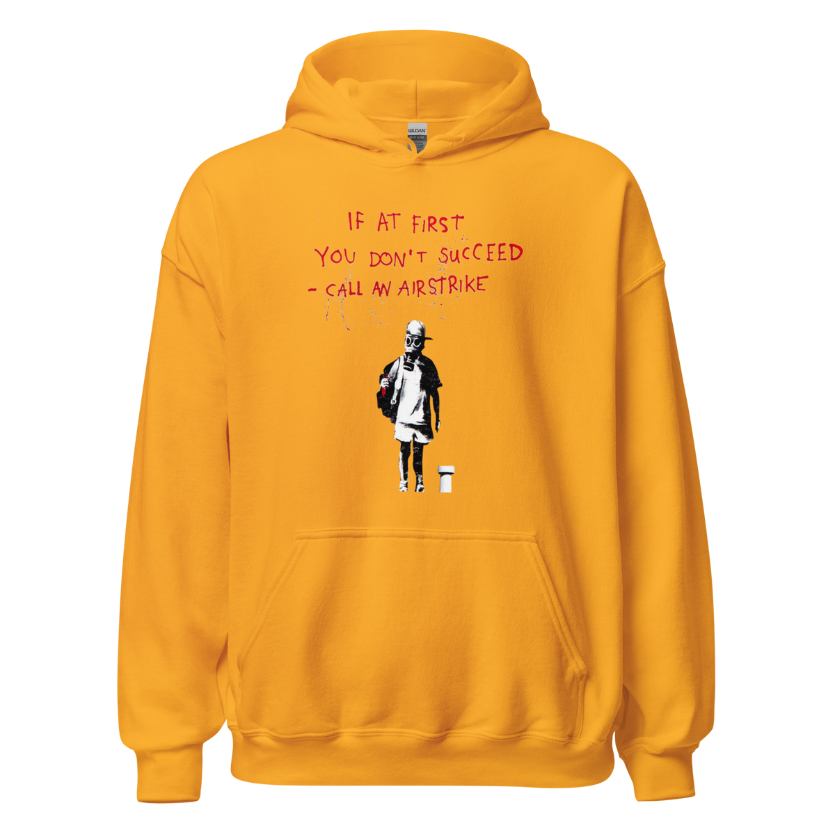 If at first you dont succeed Hoodie - Yellow