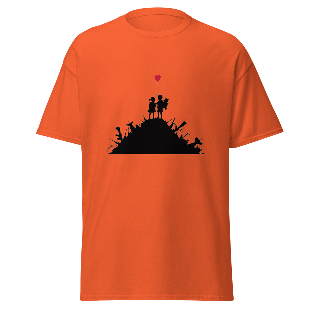 Kids with Guns T Shirt - Orange