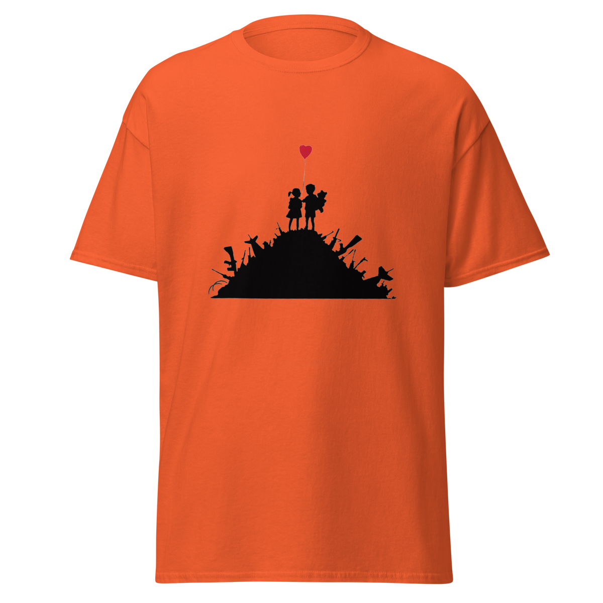 Kids with Guns T Shirt - Orange
