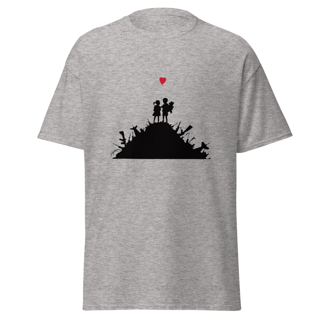 Kids with Guns T Shirt - Sport Grey