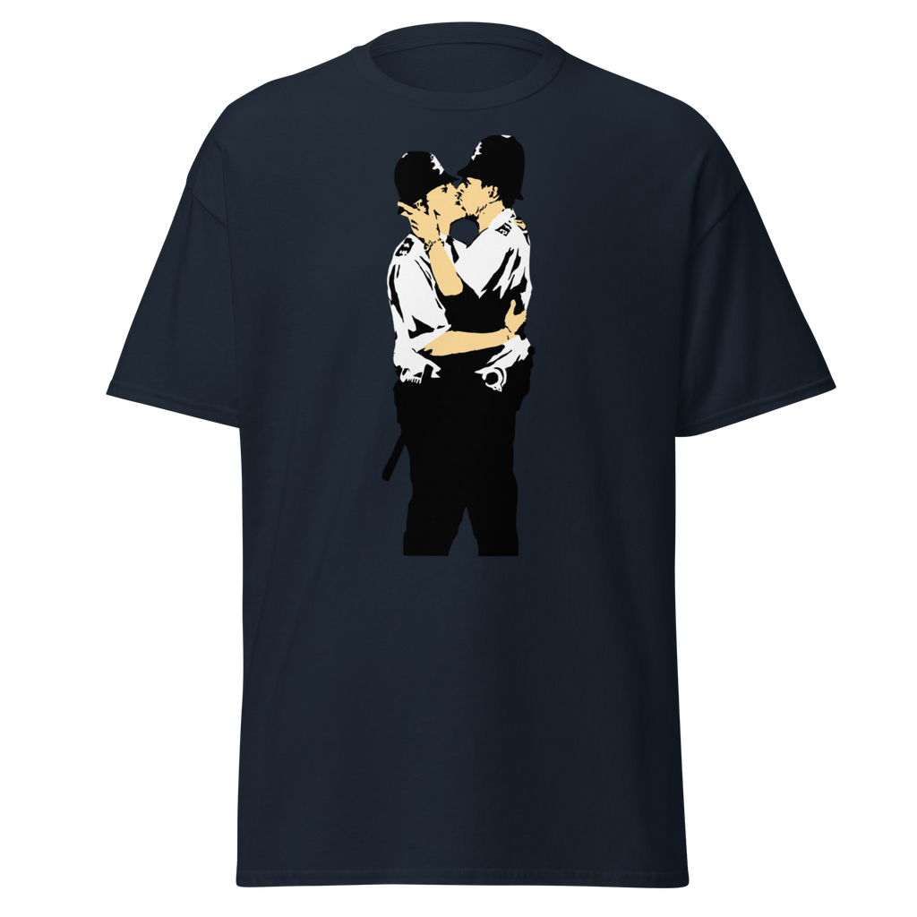 Kissing Coppers - Navy Blue