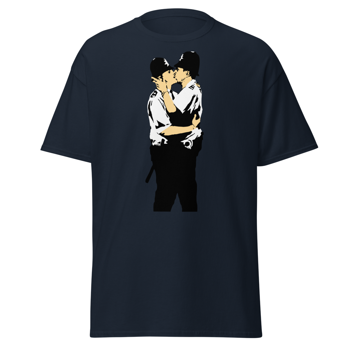Kissing Coppers - Navy Blue