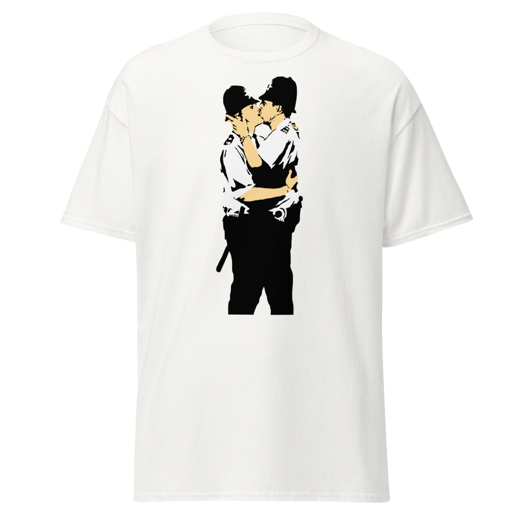 Kissing Coppers - White