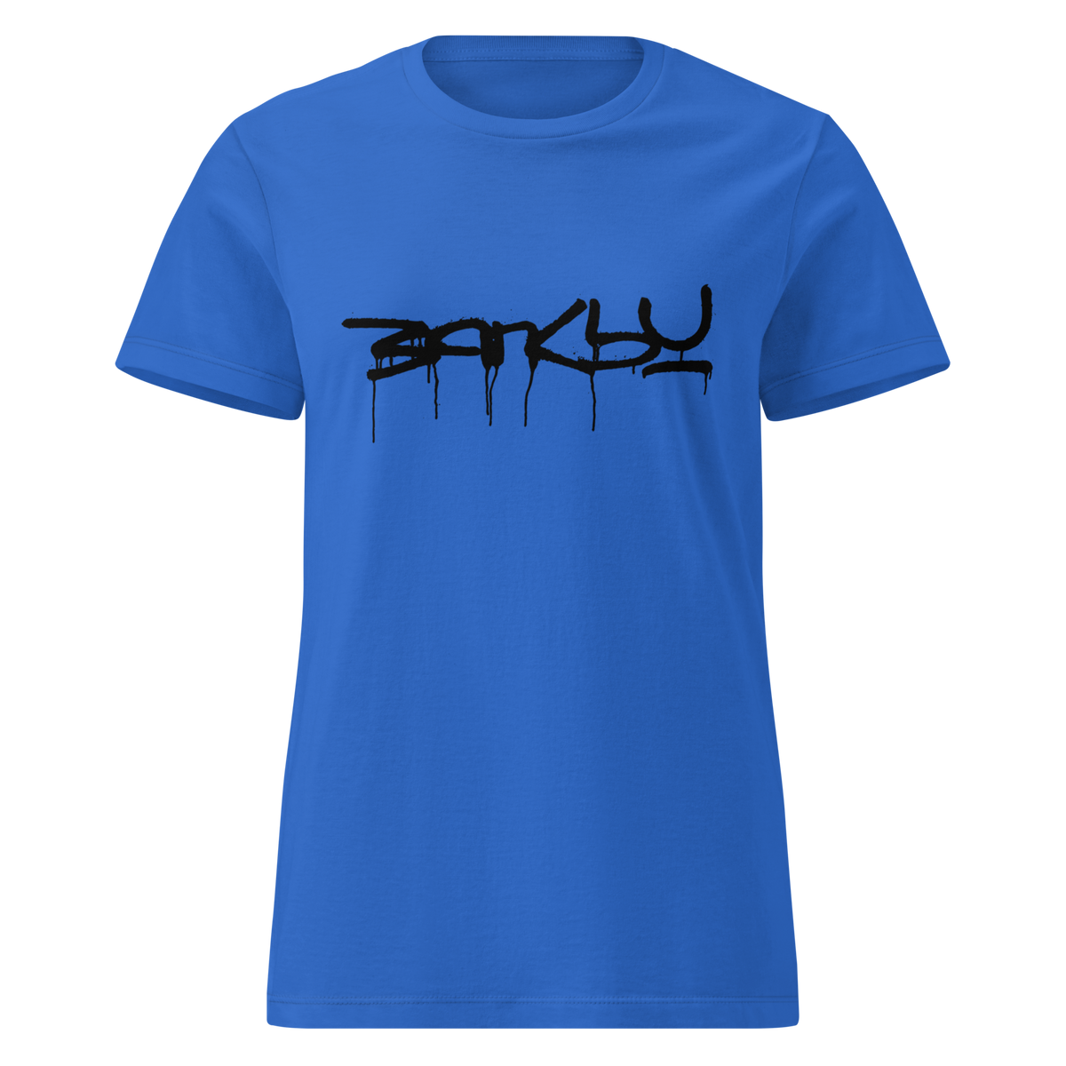 Ladies Banksy Signature T Shirt - Royal Blue