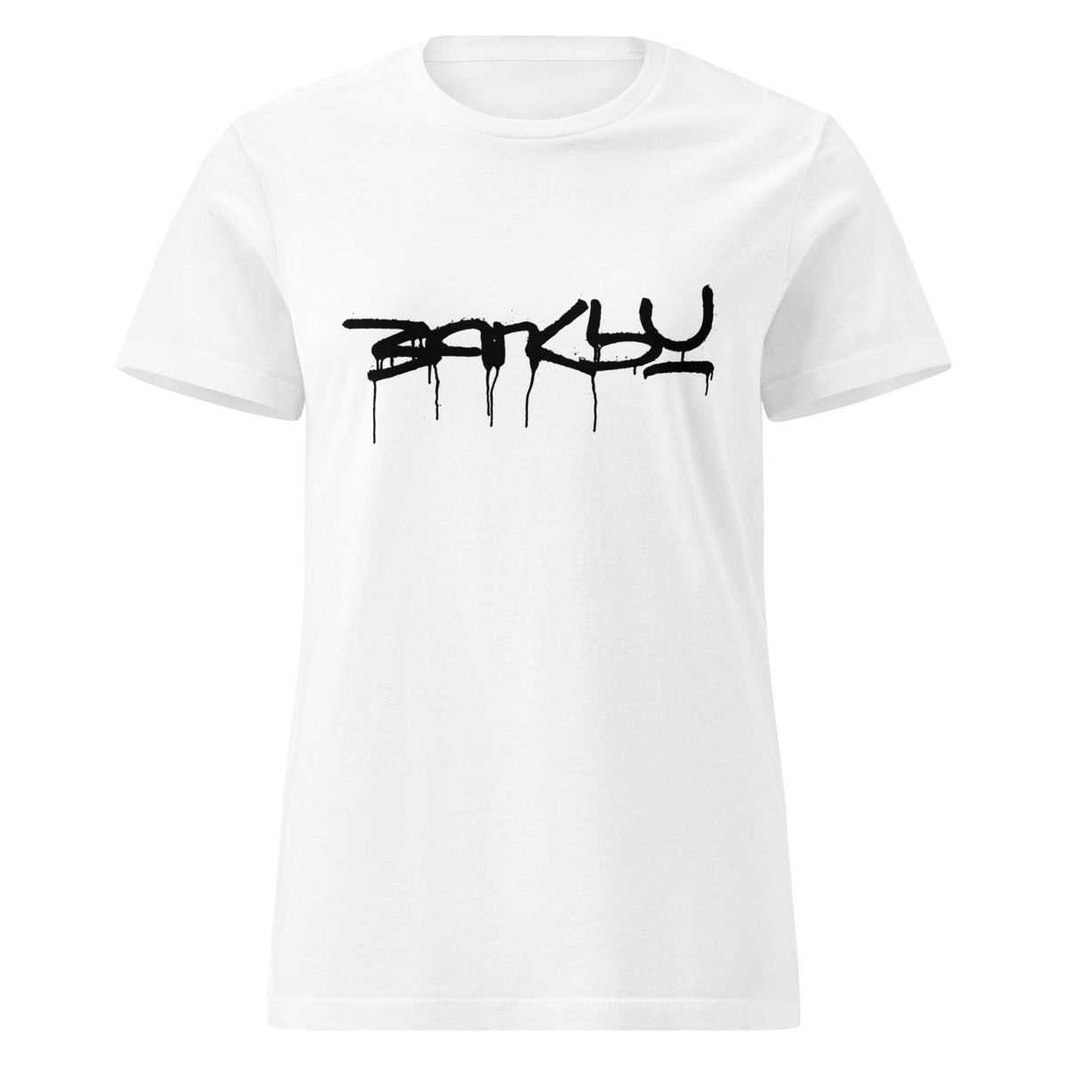Ladies Banksy Signature T Shirt - White