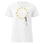 Ladies Brexit EU Flag T Shirt - White