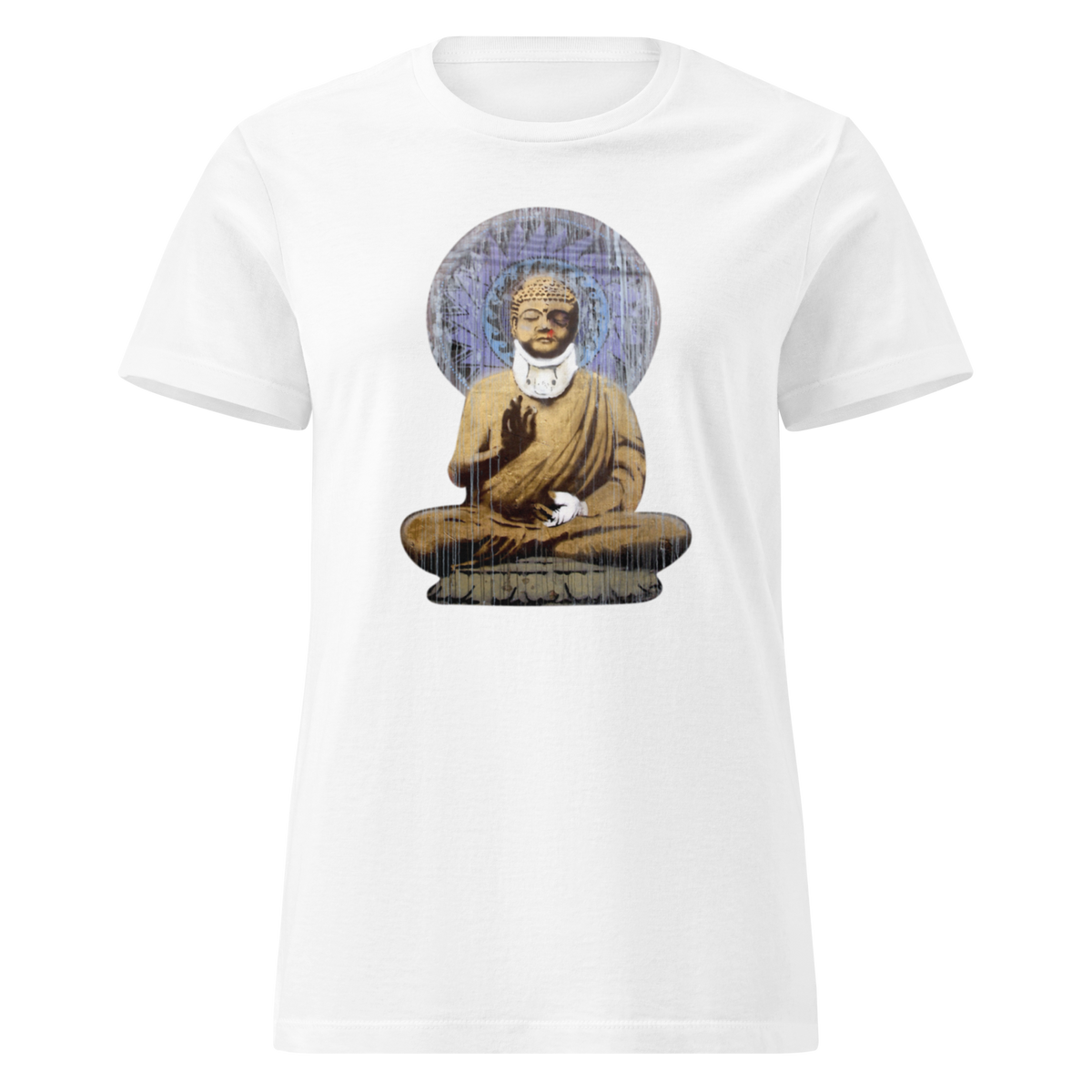 Ladies Buddha T-Shirt - White