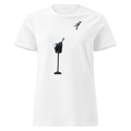 Ladies Champagne Cork Rat T Shirt - White