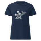 Ladies Cherub T Shirt - Navy Blue