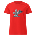 Ladies Cherub T Shirt - Red