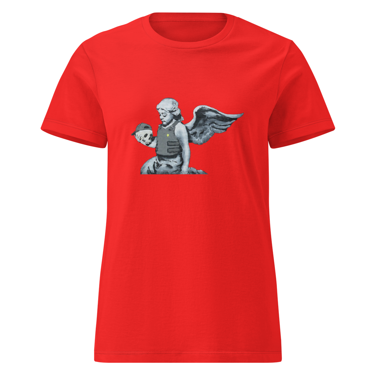 Ladies Cherub T Shirt - Red