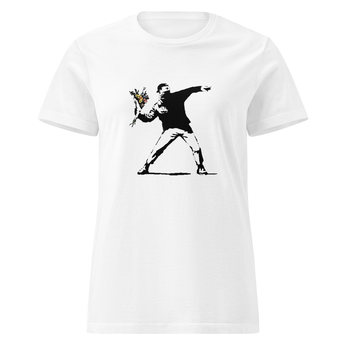 Ladies Flower Thrower - White