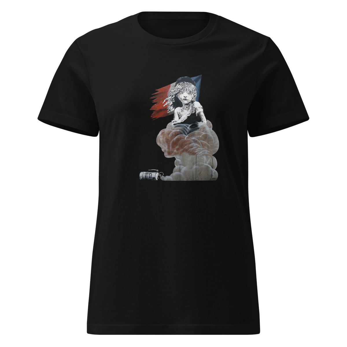 Ladies French Revolution T-Shirt - Black