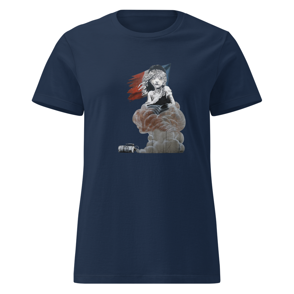 Ladies French Revolution T-Shirt - Navy Blue