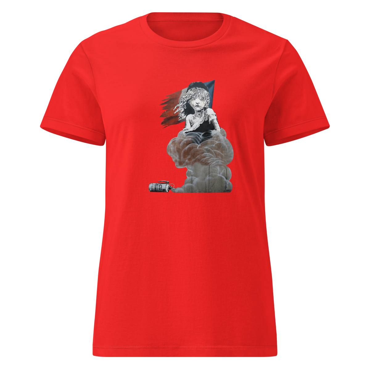 Ladies French Revolution T-Shirt - Red