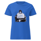 Ladies I want change - Royal Blue