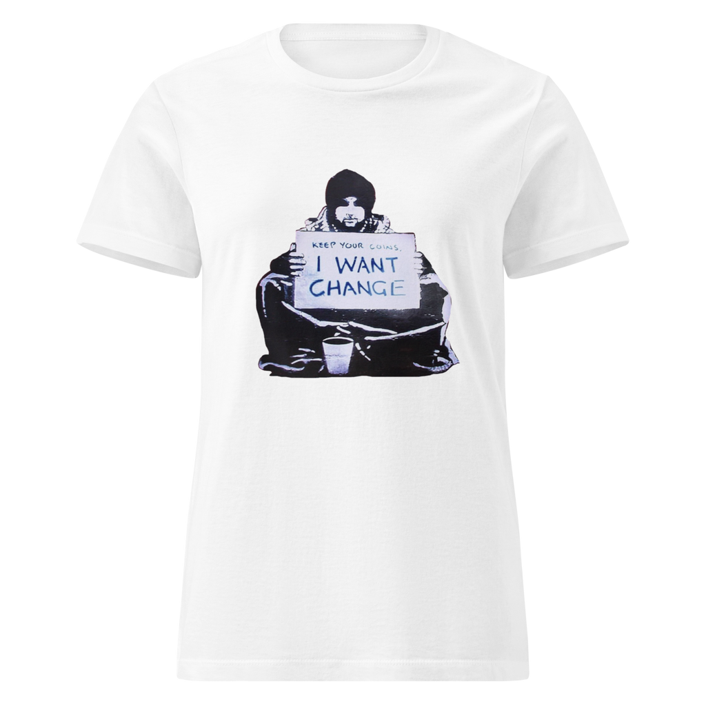 Ladies I want change - White