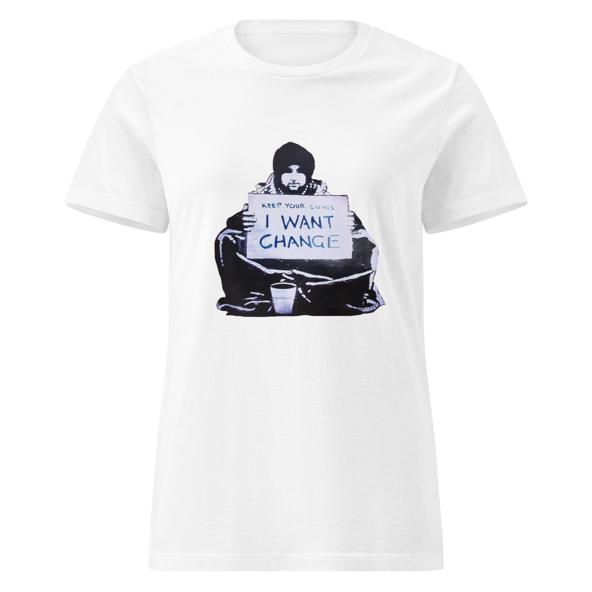 Ladies I want change - White