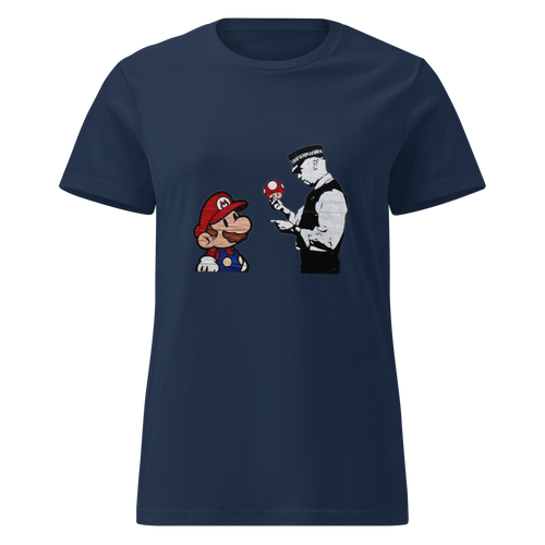 Ladies Mario and Policeman T Shirt