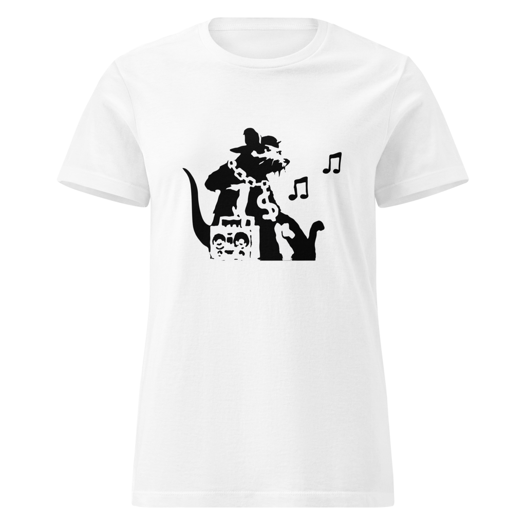 Ladies Music Rat - White