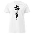 Ladies Palestine Girl with Balloons - White