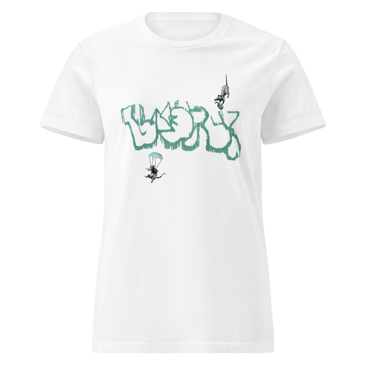 Ladies Pandemic Rats - White