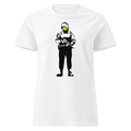 Ladies Smiley Soldier T Shirt - White