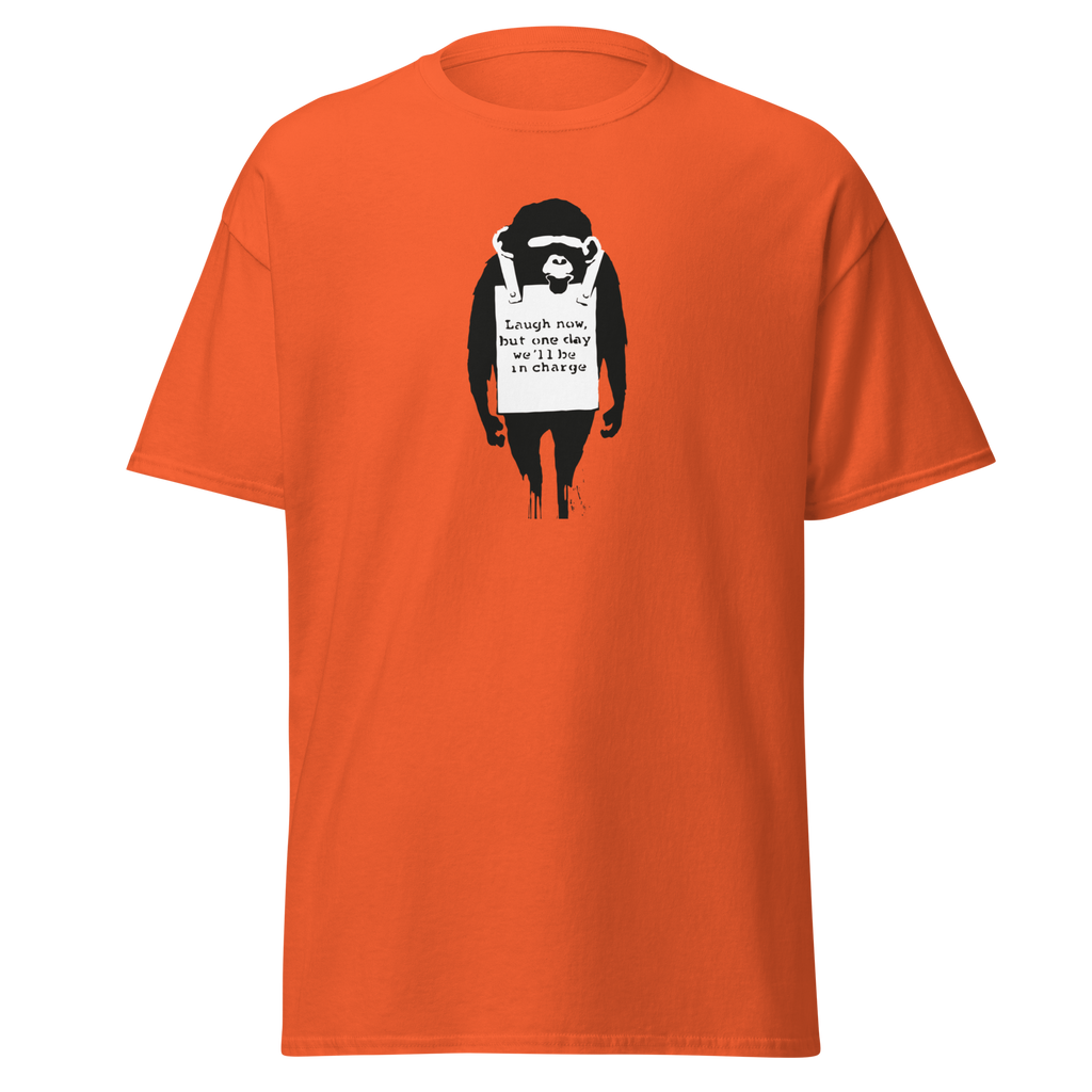 Laugh Now Monkey - Orange