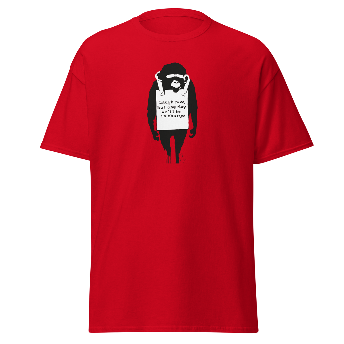 Laugh Now Monkey - Red