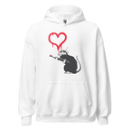 Love Rat Hoodie - White