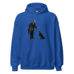 Man and Dog Hoodie - Royal Blue