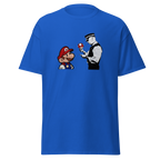 Mario and Police man T Shirt - Royal Blue