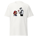Mario and Police man T Shirt - White