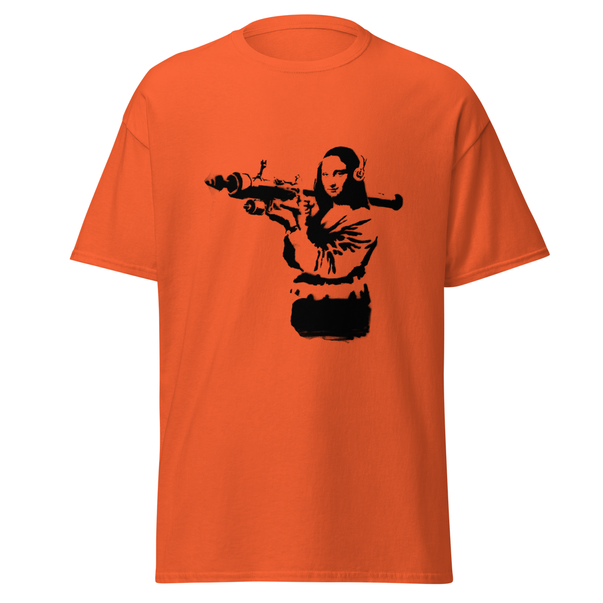 Mona Lisa T Shirt - Orange