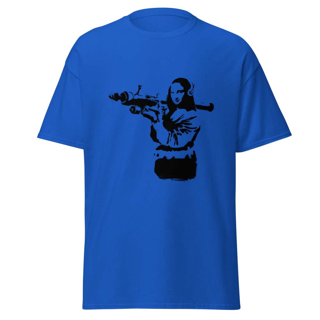 Mona Lisa T Shirt - Royal Blue