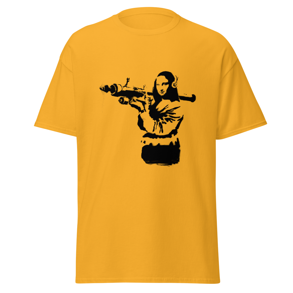 Mona Lisa T Shirt - Yellow