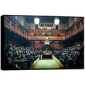 Banksy Canvas Print - Monkey Parliament