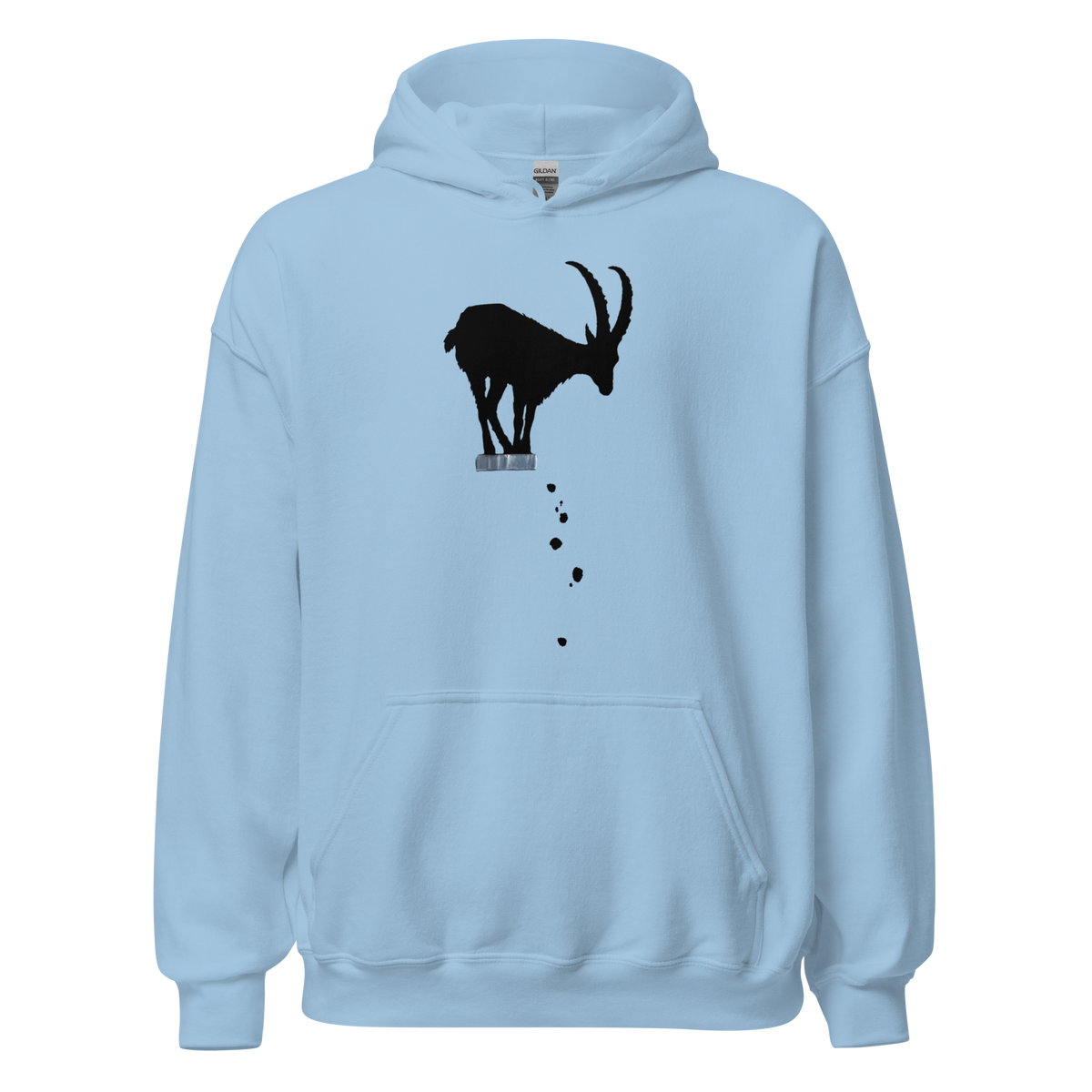 Mountain Goat Hoodie - Light Blue