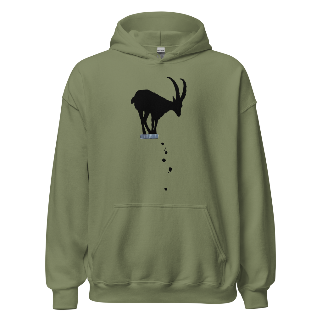 Mountain Goat Hoodie - Military Green