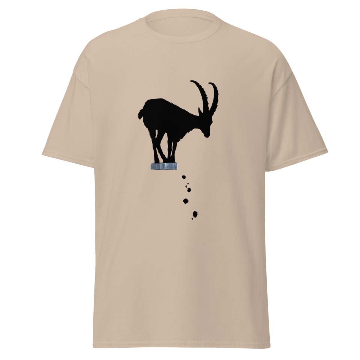 Mountain Goat T Shirt - Sand