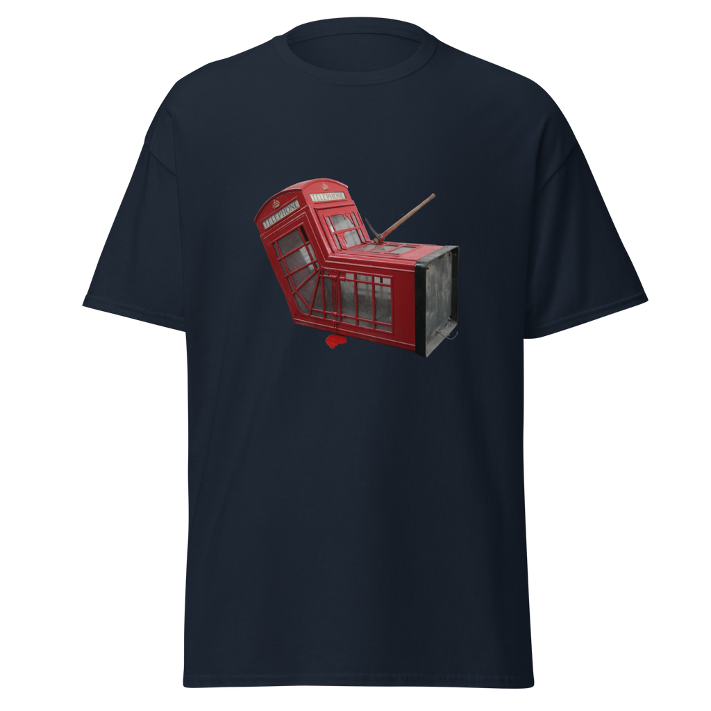 Murdered Telephone Box - Navy Blue