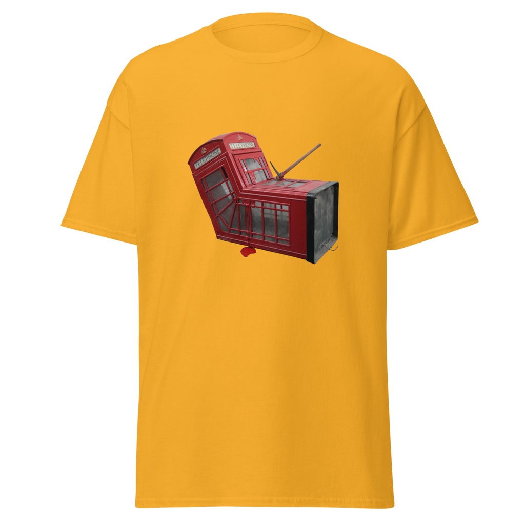 Murdered Telephone Box - Yellow