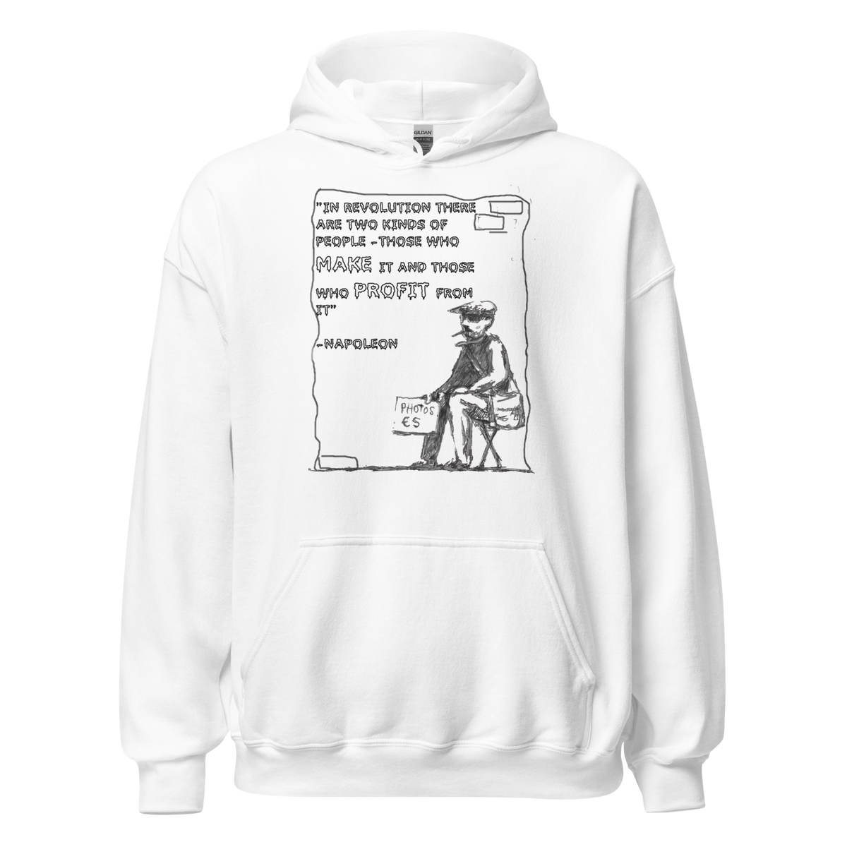 Napoleon Revolution Hoodie - White